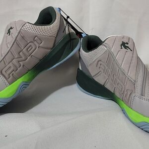 AND1 Men's Gray and Green Athletic Shoes